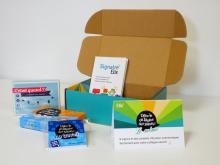 Photo du contenu de la box.